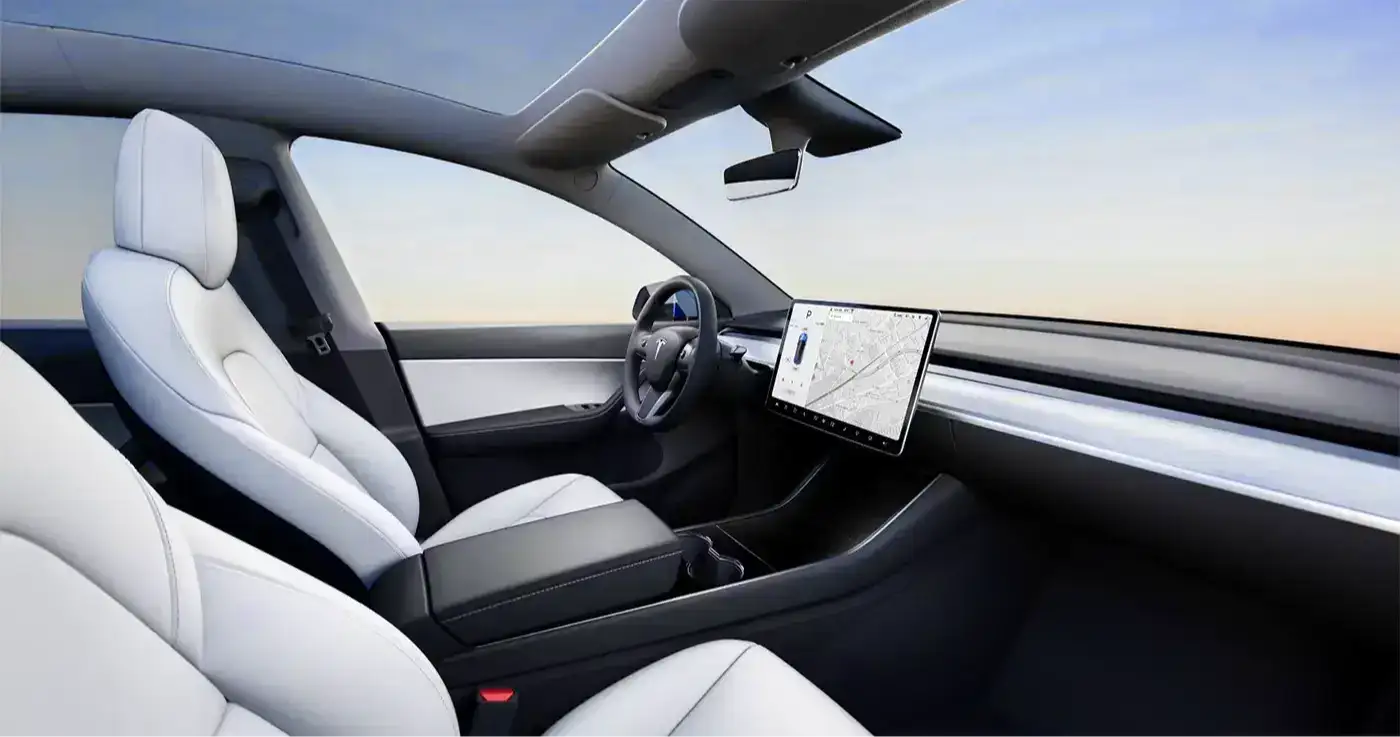 Tesla model Y interior
