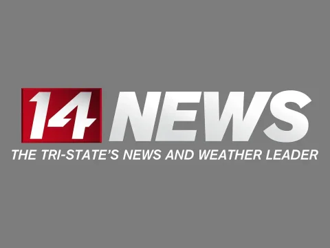 The logo of 14 News TV