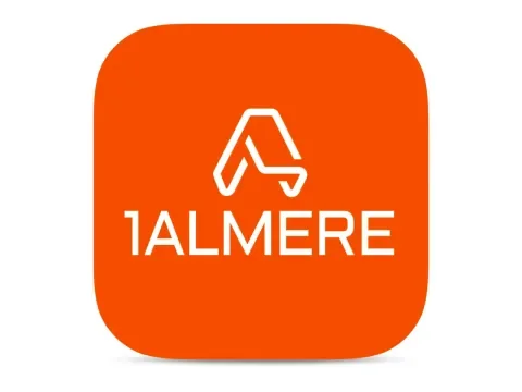 The logo of 1Almere TV