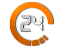 The logo of 24
