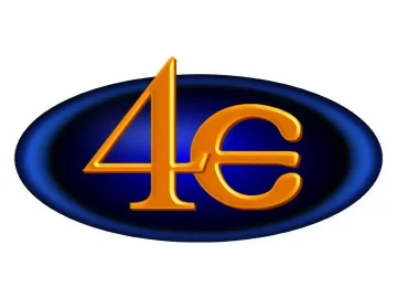 The logo of 4E TV