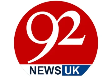The logo of 92 News UK
