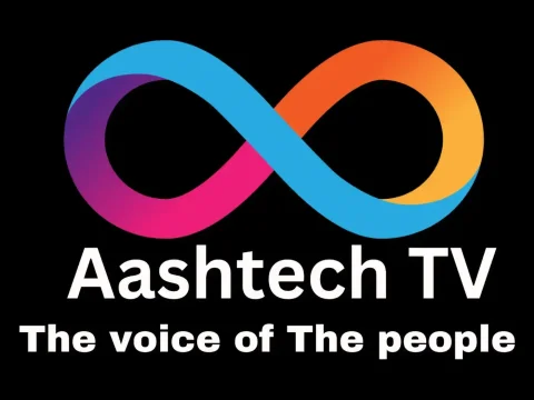 The logo of AashTech TV