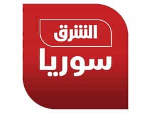 The logo of Asharq News