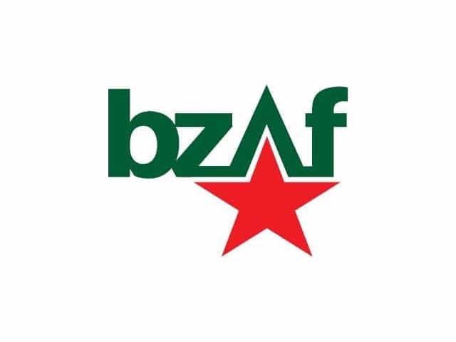 The logo of Bzaf TV