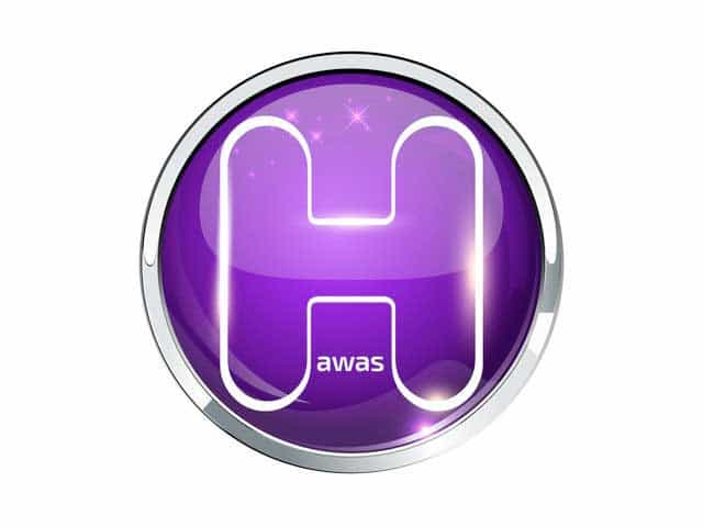 The logo of Hawas TV