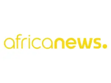 The logo of Africa News