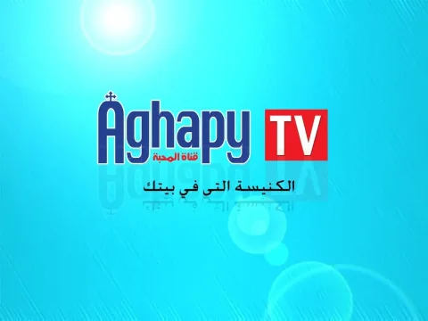 The logo of Aghapy TV