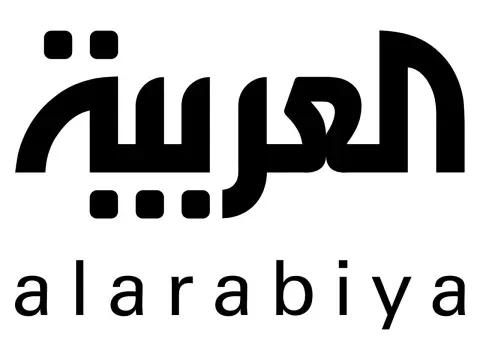 The logo of Al Arabiya TV