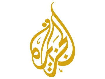The logo of Al Jazeera TV