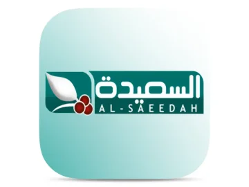 The logo of Al Saeedah TV
