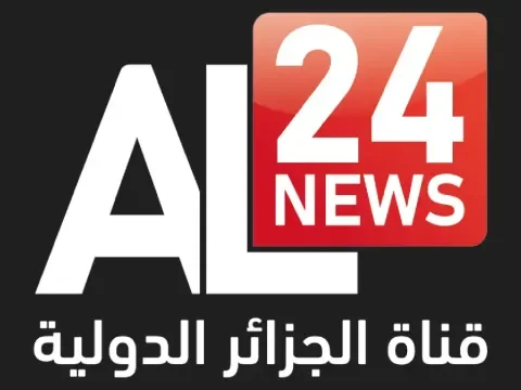 The logo of AL24 News