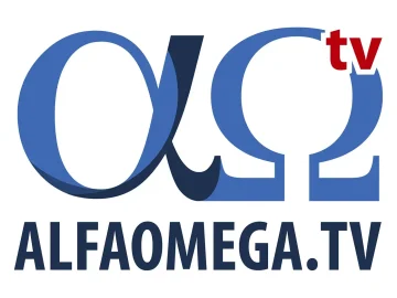 The logo of Alfa Omega TV
