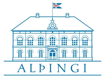 The logo of Althingi TV