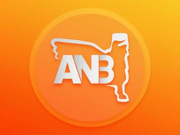 The logo of ANB Sat