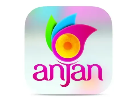 The logo of Anjan TV