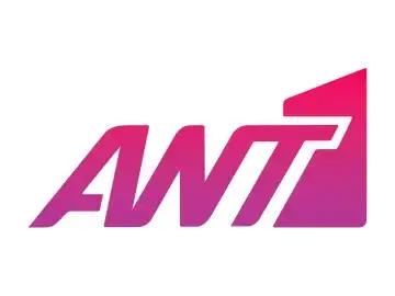 The logo of ANT1 TV