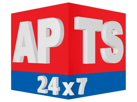 The logo of AP 24x7 TV