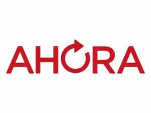 The logo of Ahora TV