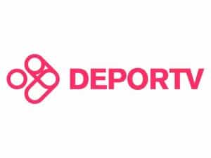 The logo of DEPORTV