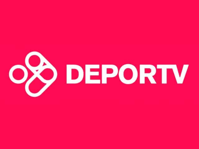 The logo of DeporTV