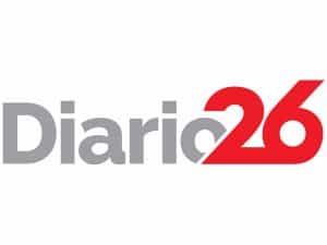 The logo of Diario 26