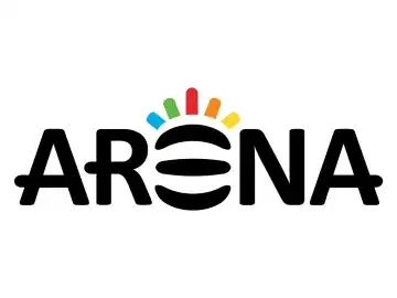 The logo of Arena TV