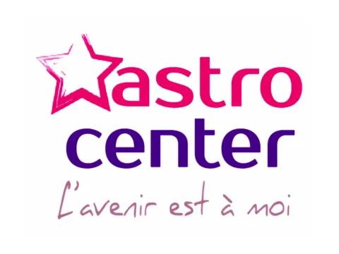 The logo of Astro Center TV