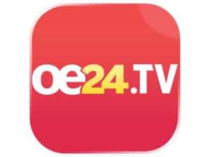The logo of Oe24 TV