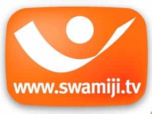 The logo of Swamiji TV