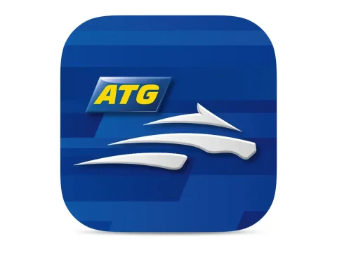 The logo of ATG TV