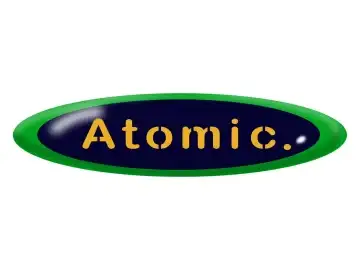 The logo of Atomic Academy TV