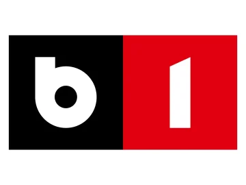 The logo of B1 TV