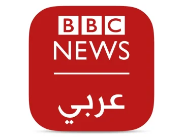The logo of BBC Arabic TV