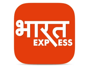 The logo of Bharat Express TV