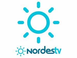 The logo of NordesTV