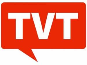 The logo of Rede TVT