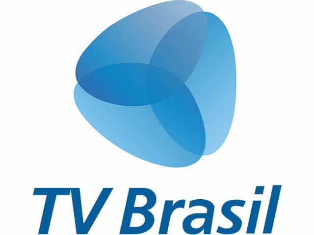 The logo of TV Brasil
