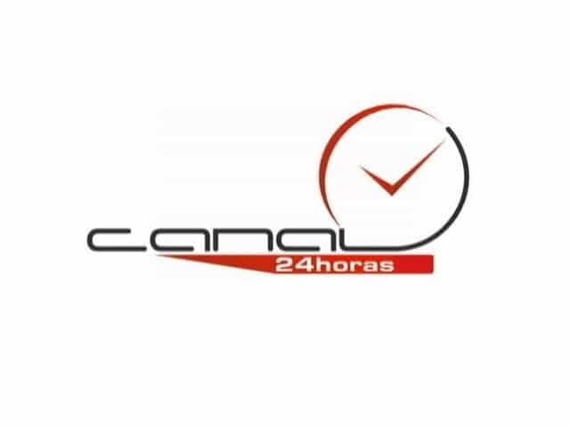 The logo of Canal 24 Horas