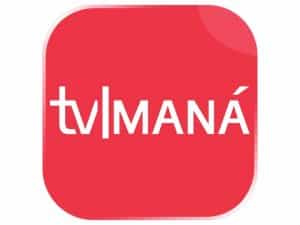 The logo of TV Maná Brasil
