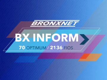 The logo of Bronxnet: BX Inform
