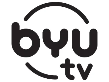The logo of BYU TV