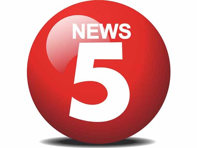 The logo of News 5