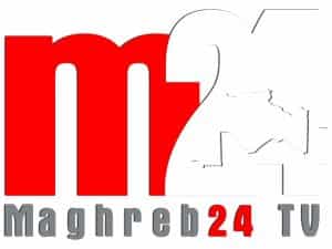 The logo of Maghreb 24 TV
