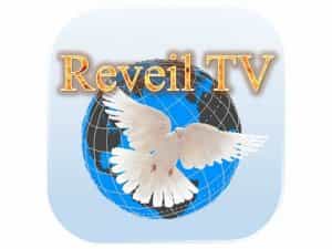 The logo of Reveil TV