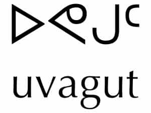 The logo of Uvagut TV