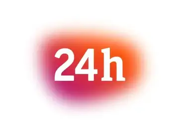The logo of Canal 24H