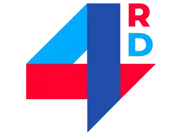 The logo of Canal 4 RD