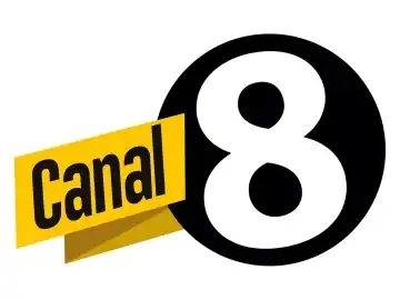 The logo of Canal 8 Costa Rica