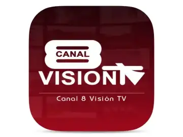 The logo of Canal 8 Visión TV